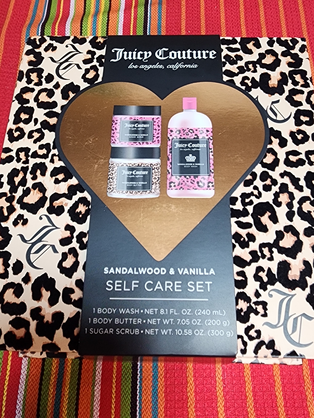 Juicy Couture Sandalwood & Vanilla Self Care Set